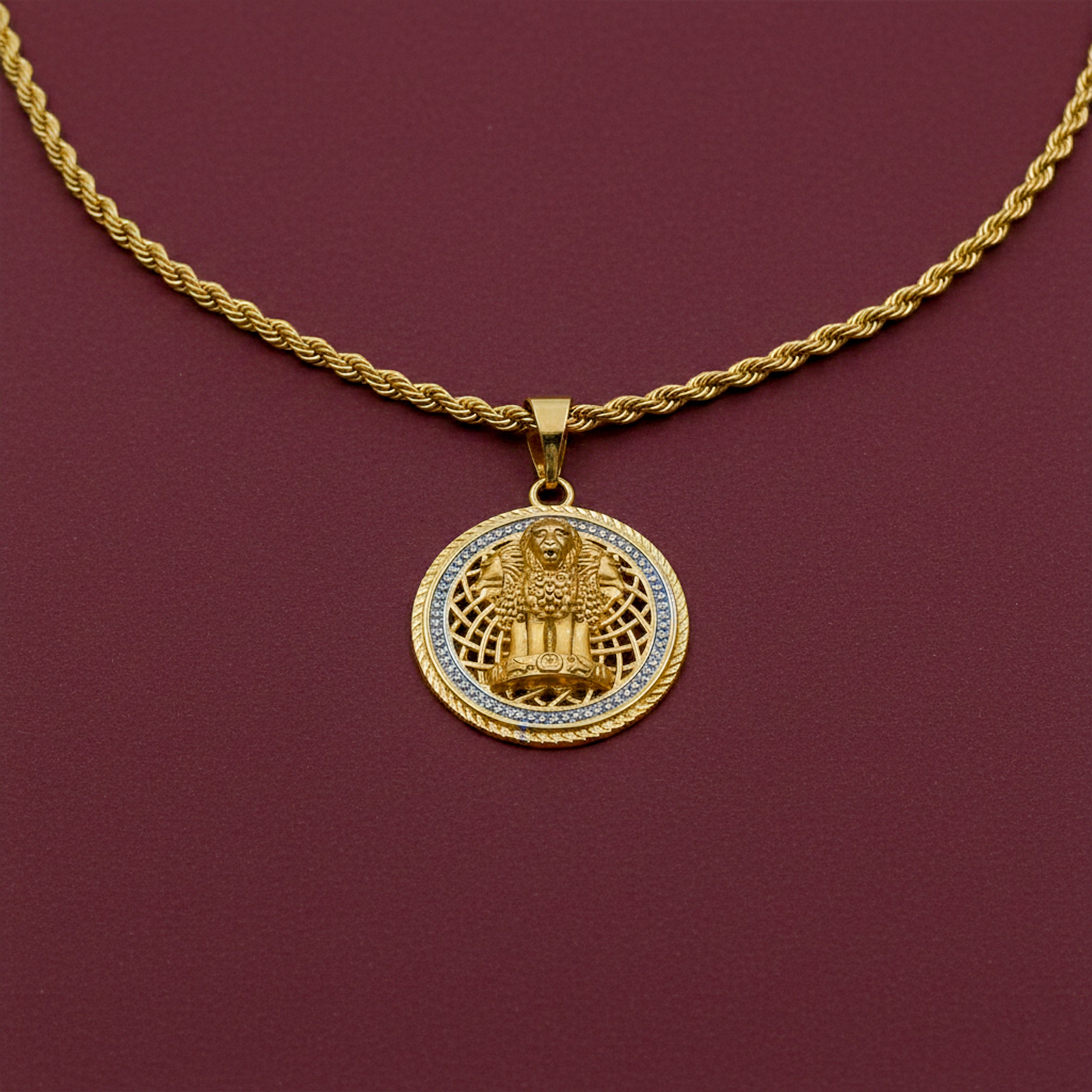 Men’s Lion Pendant Chain GMP -2