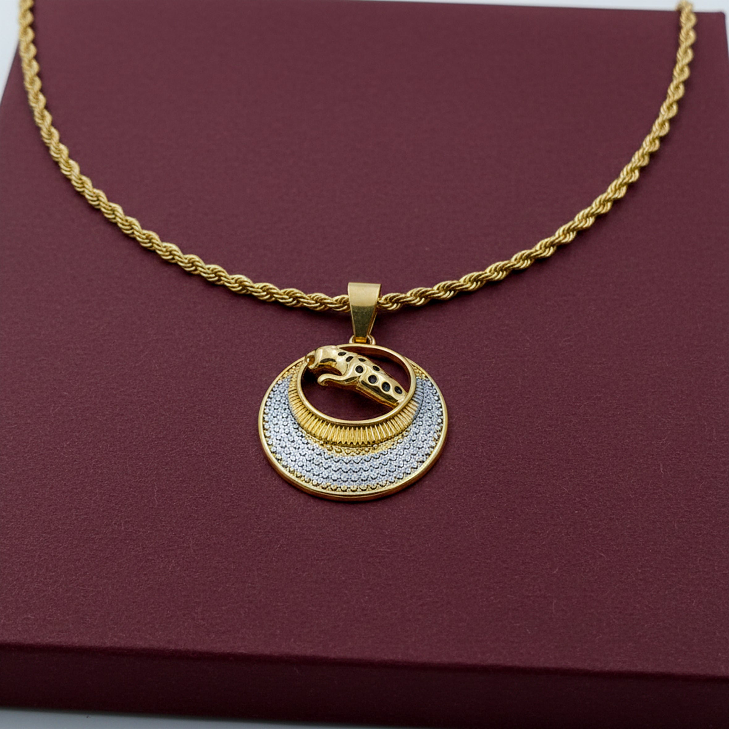 Men’s Leopard Pendant Chain GMC -5