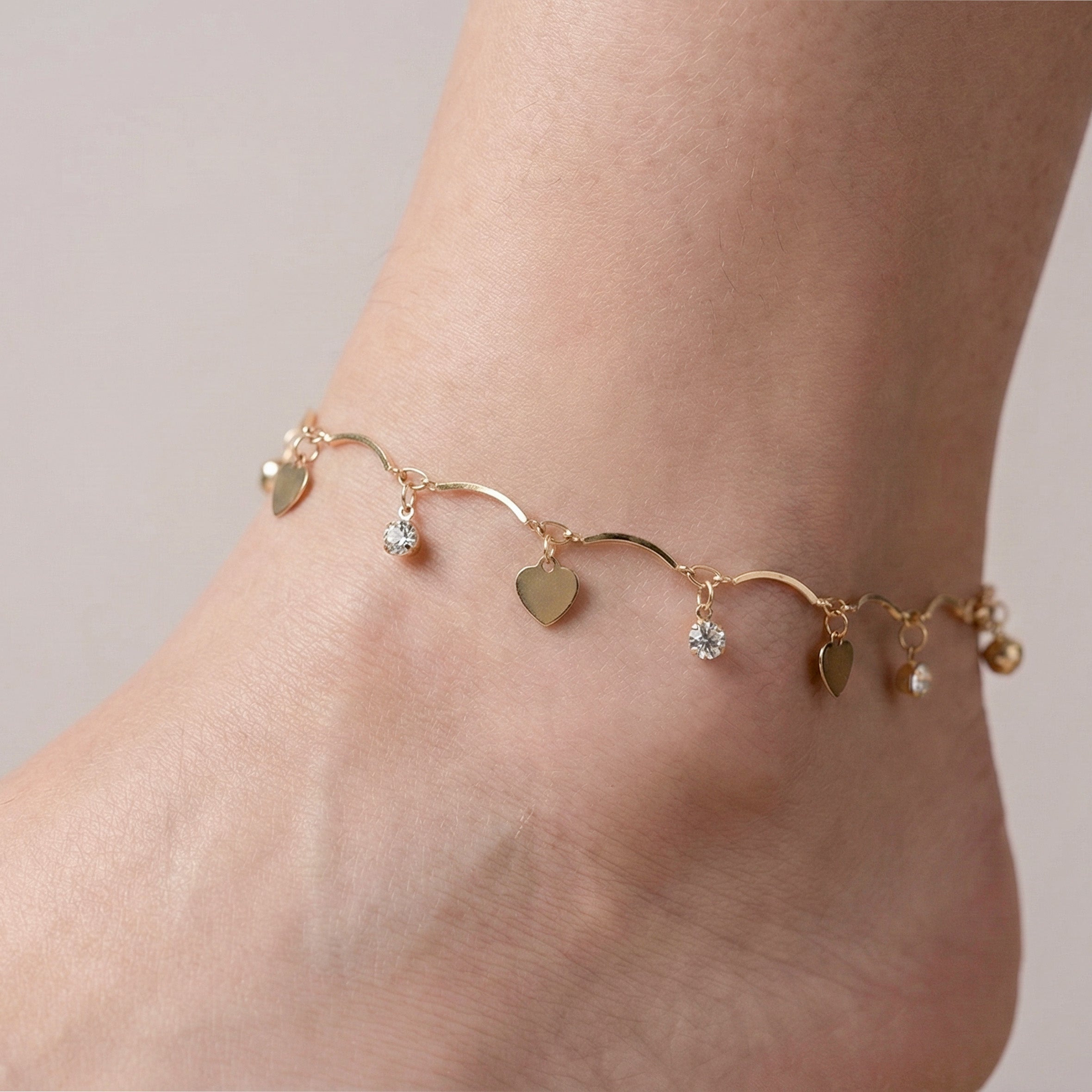 Crystal Charm Anklet GWA -31