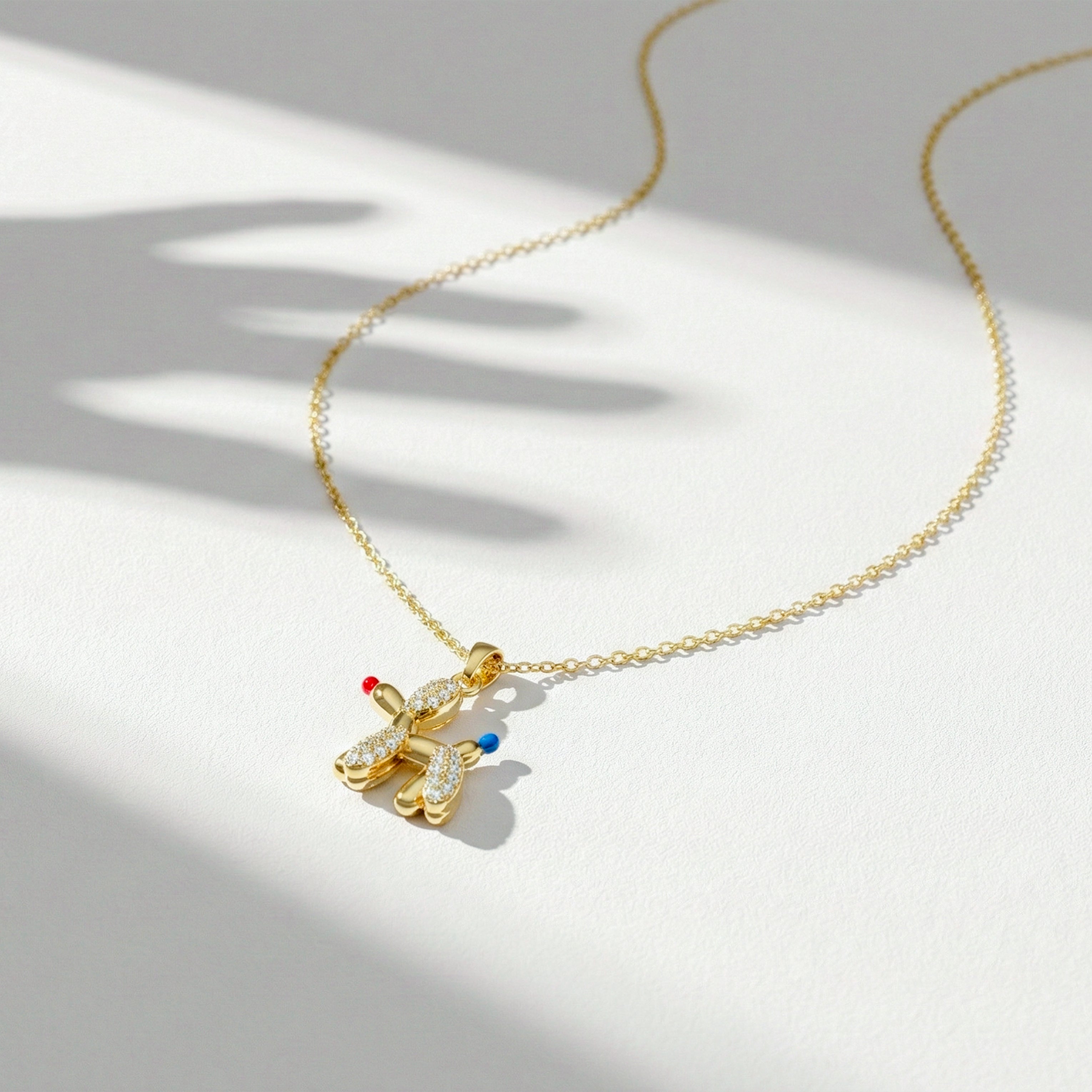 Balloon Dog Charm Women Necklace GWN -151