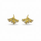 Golden Leaf Earrings GWE -148