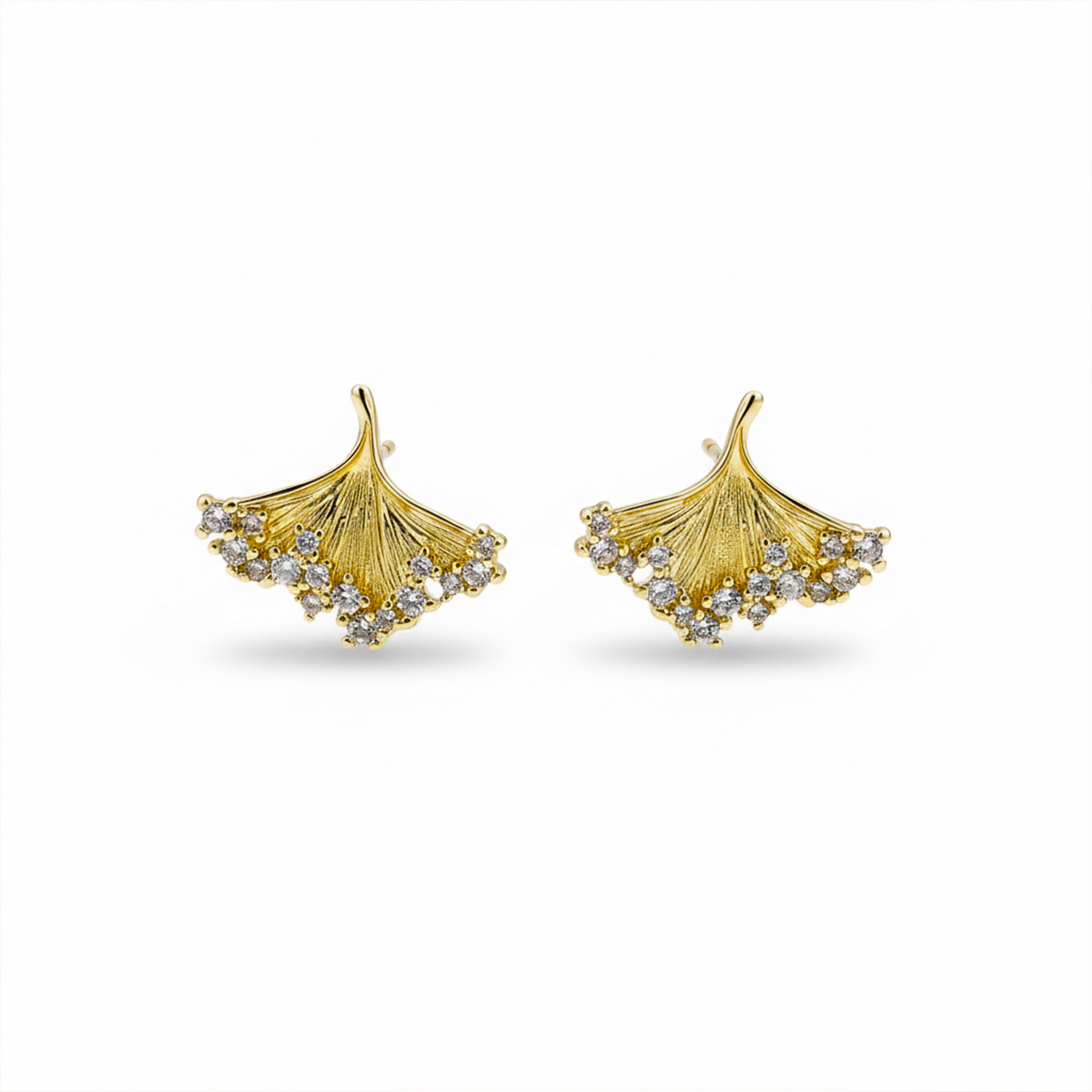 Golden Leaf Earrings GWE -148