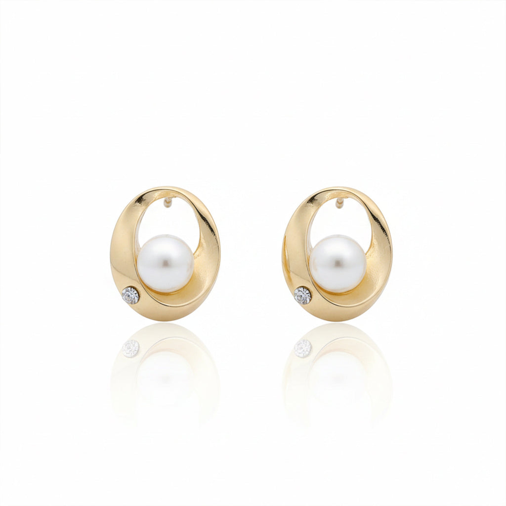 Luna Pearl Orbit Earrings GWE -58