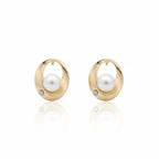 Luna Pearl Orbit Earrings GWE -58