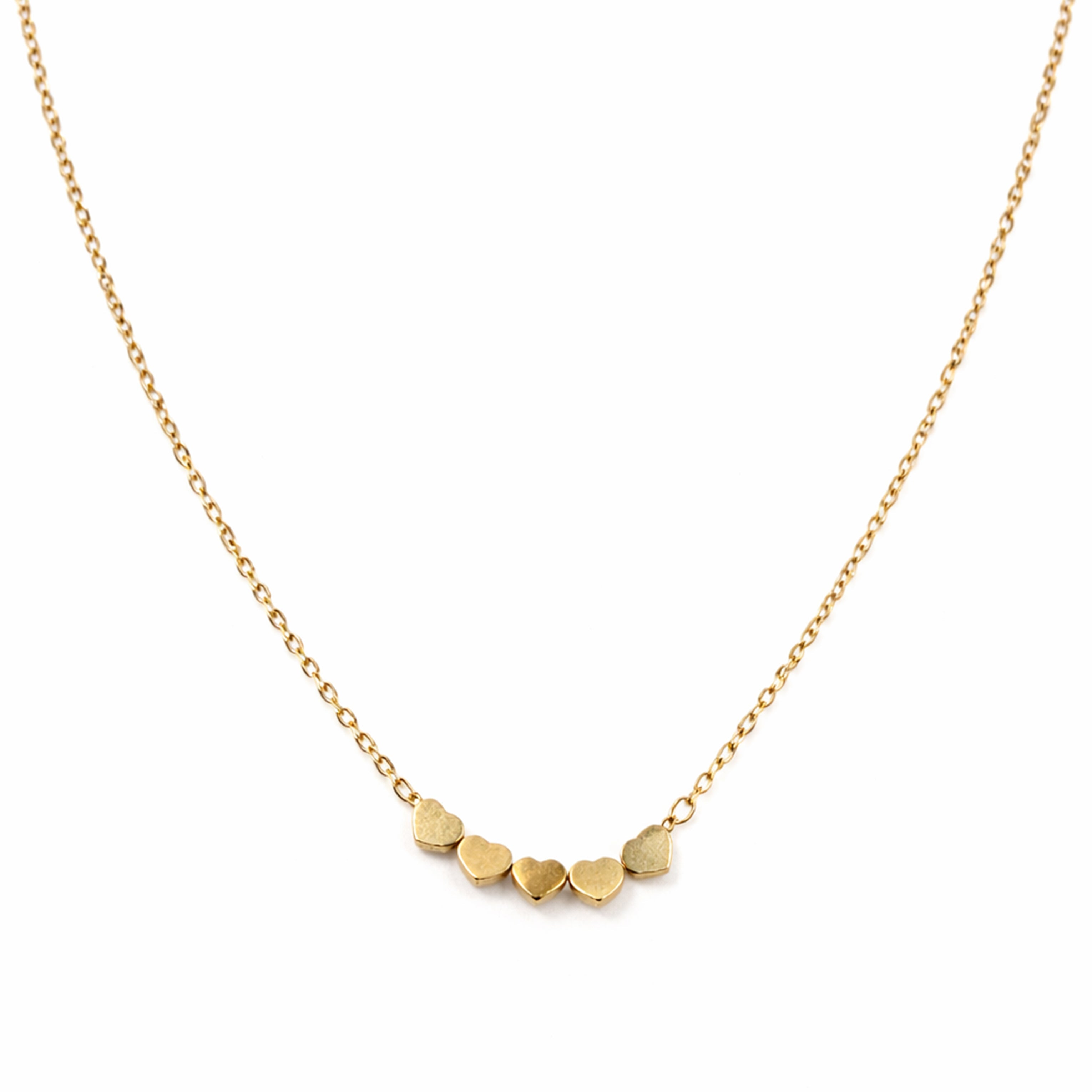 Golden Hearts Necklace GWN -9