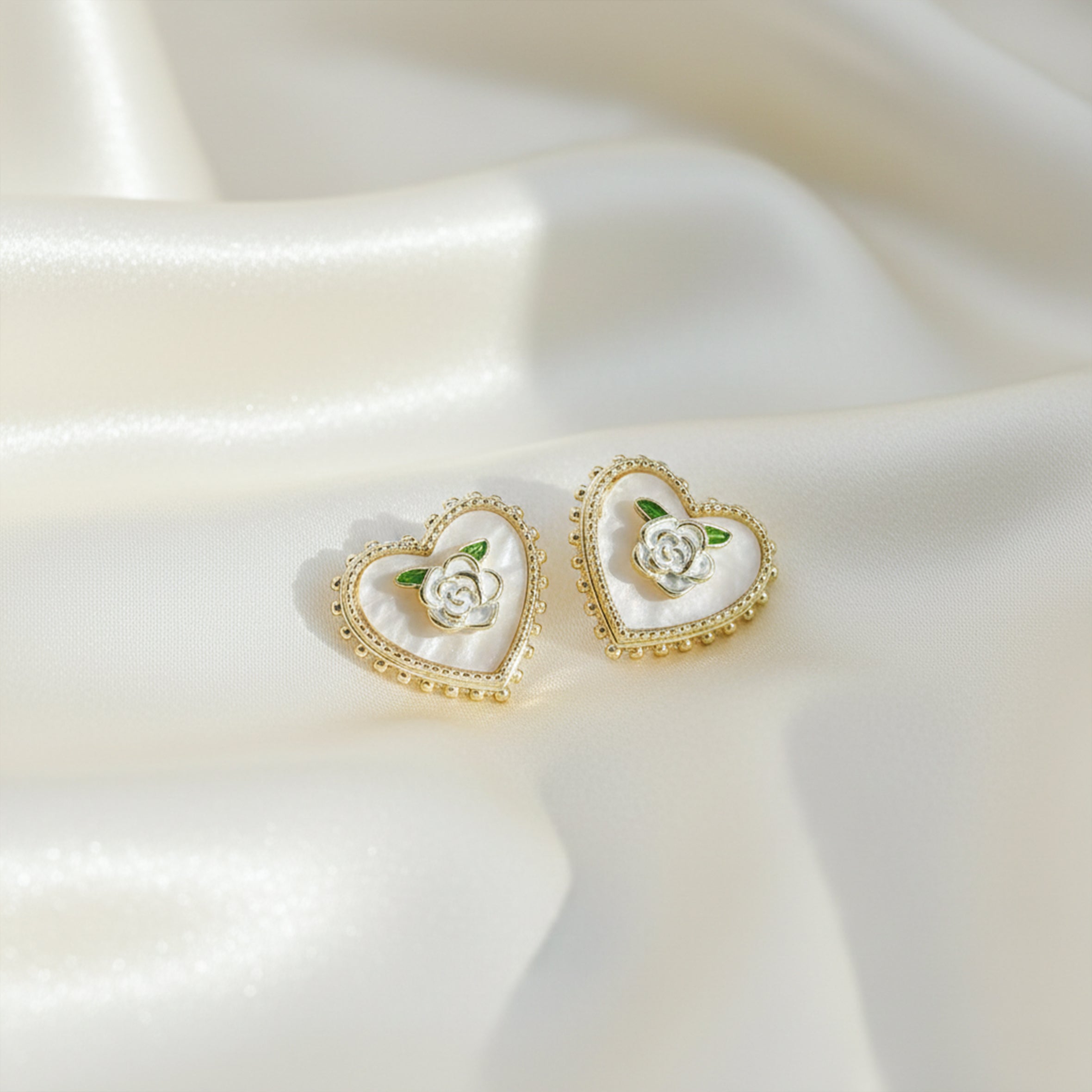 Brinda Heart earring GWE -42