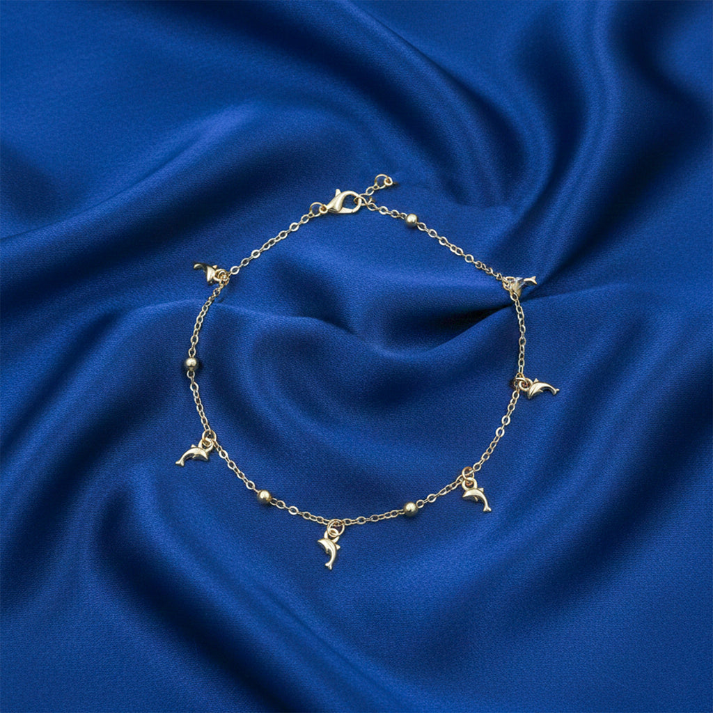 Dolphin Charm Anklet GWA -54