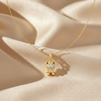 Bear Crystal Pendant Necklace GWN -133