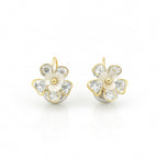 Bloom Crystal Floral Earrings GWE -99