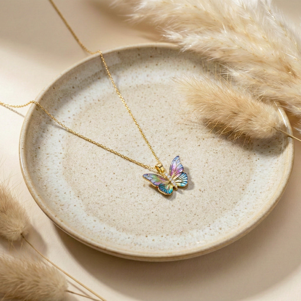 Ethereal Butterfly Women Necklace GWN -150