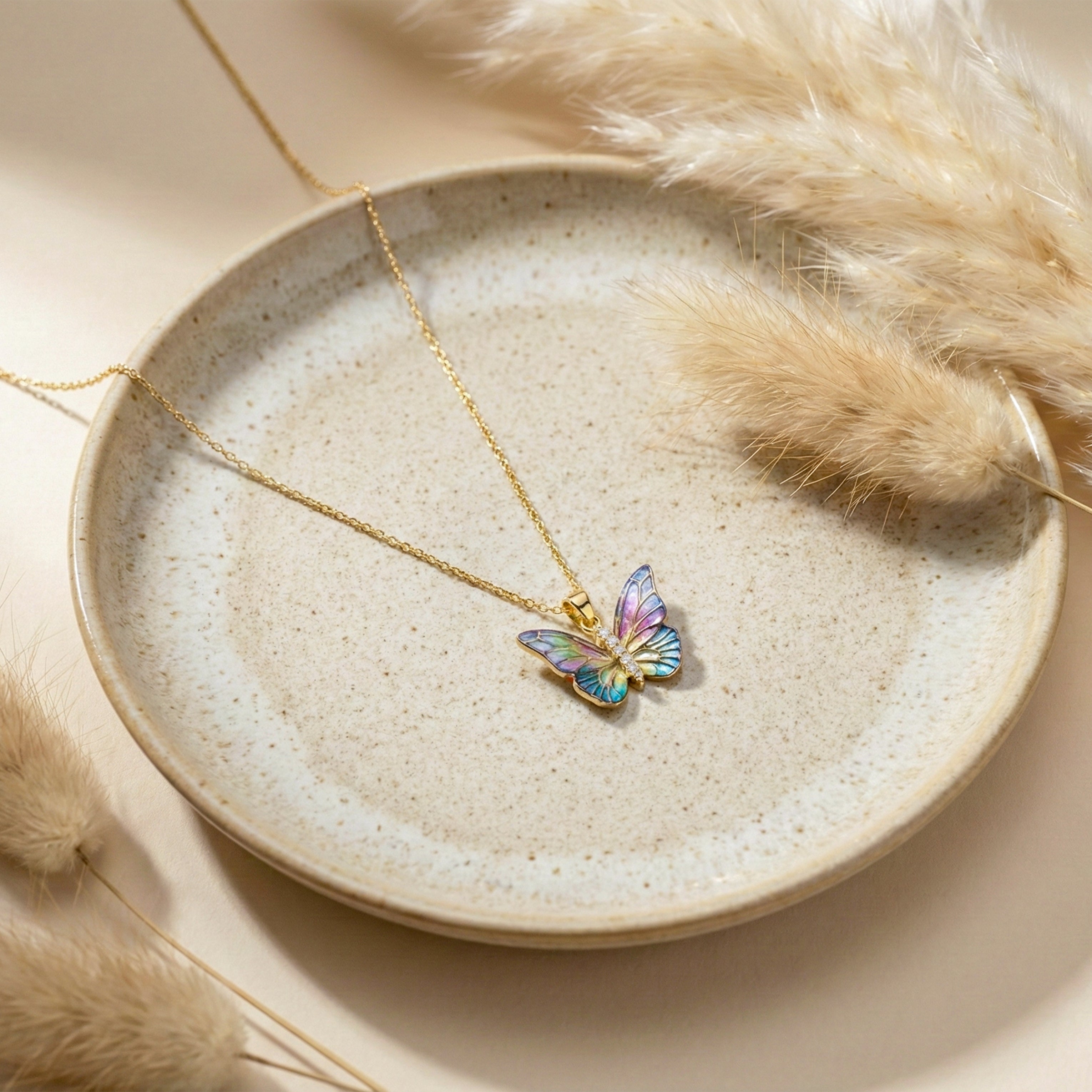 Ethereal Butterfly Women Necklace GWN -150