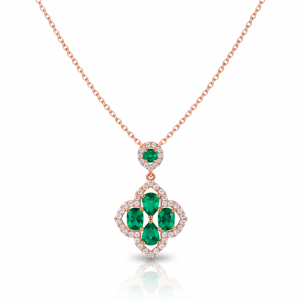 Suhasini Emerald Envy Neckless GWN -25