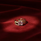 Blush Princess Square Ring GWR -48