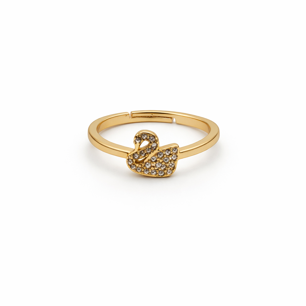 Golden Swan Sparkle Ring GWR -12