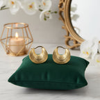 Waves  Gold Hoops Women Earring GWE -4