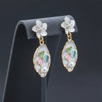 Floral Pearl Earrings GWE -196