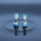 Blue Crystal Earrings GWE -219