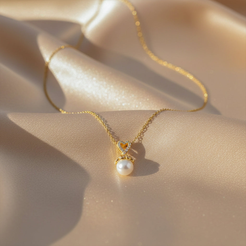 Golden Heart Necklace GWN -39