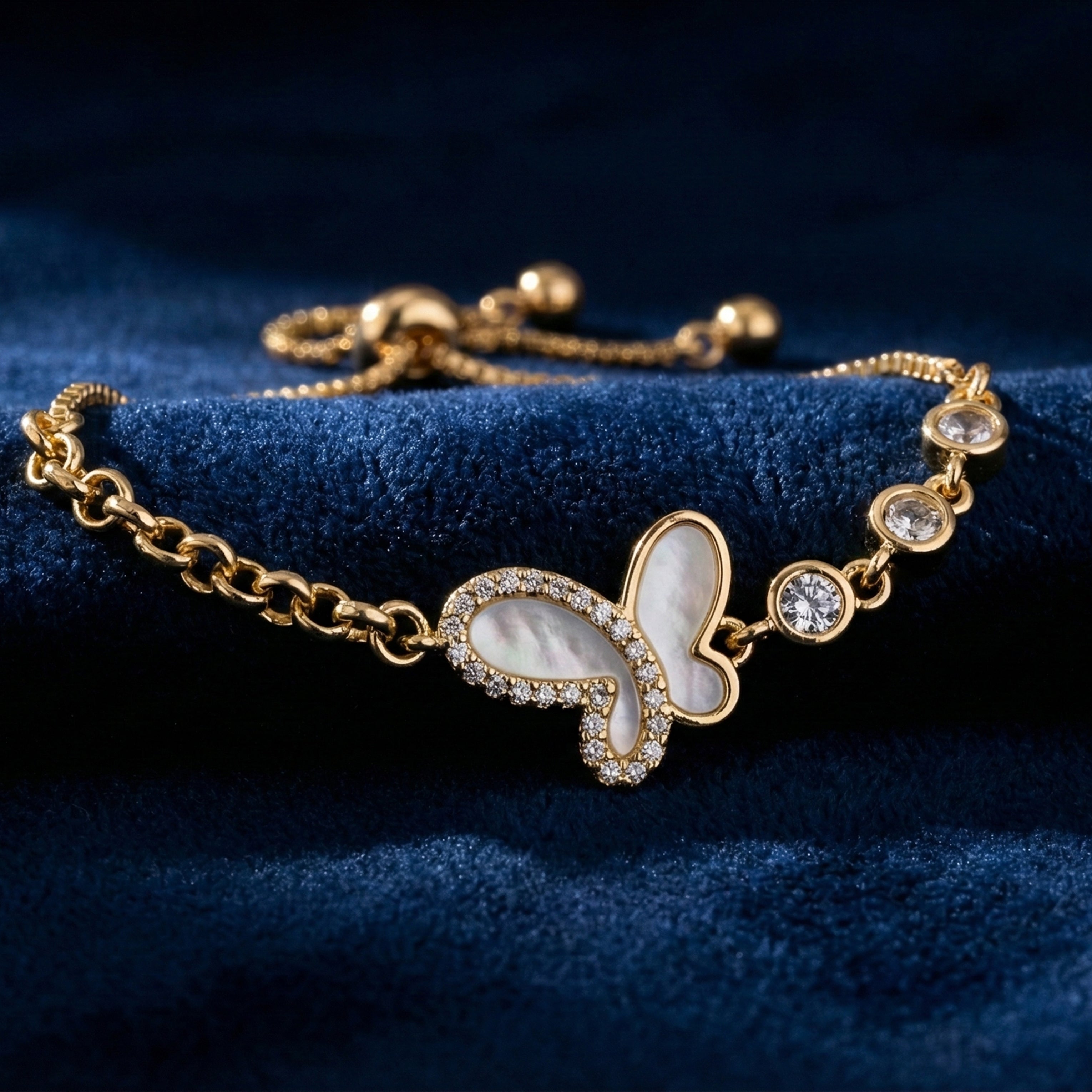 Butterfly Adjustable Bracele GWB -15