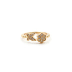 Golden Butterfly Bloom Ring GWR -11