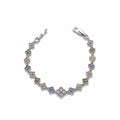 Multicolor Floral Tennis Bracelet GWB -131