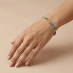 Multicolour Big Diamond tennis bracelet GWB -54