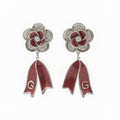 Ruby Bloom Drop Earrings GWE -63