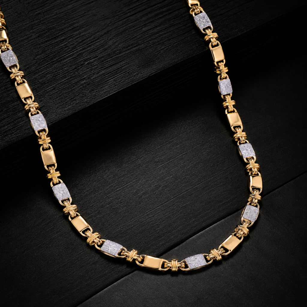 Men’s Gold & Silver Link Chain GMC -11