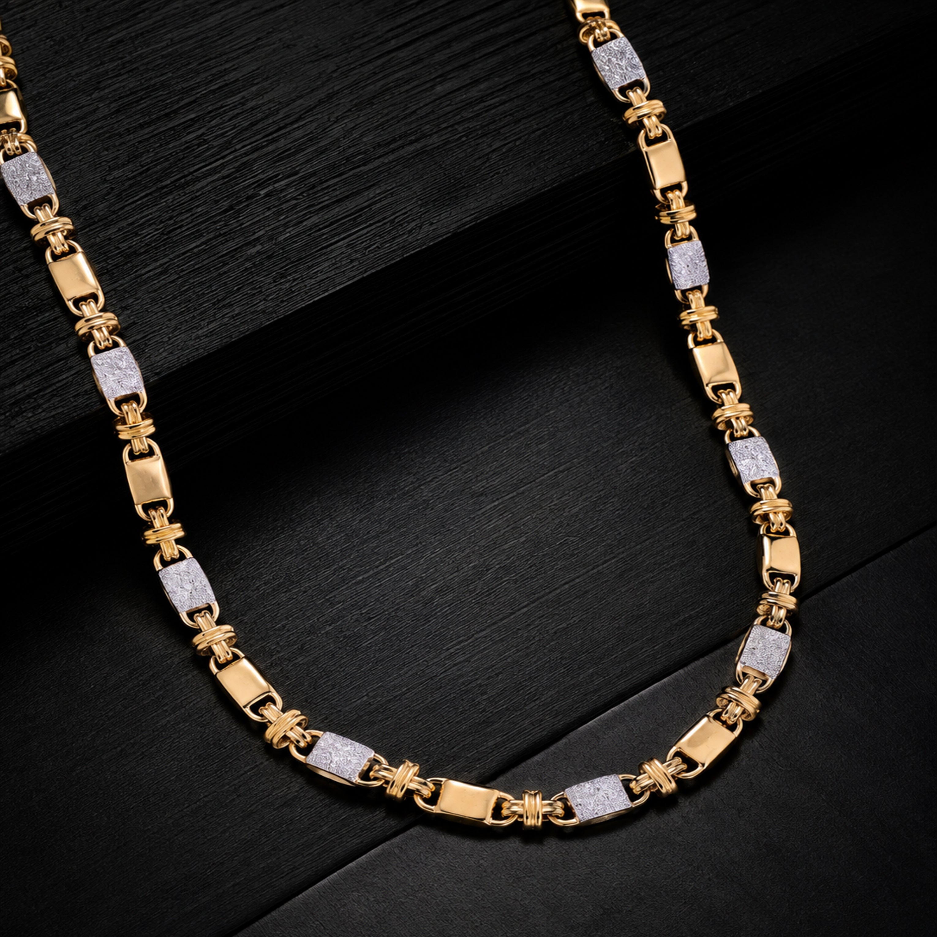 Men’s Gold & Silver Link Chain GMC -11