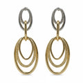 Orbit Two-Tone Drop Earrings GWE -57