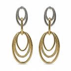 Orbit Two-Tone Drop Earrings GWE -57
