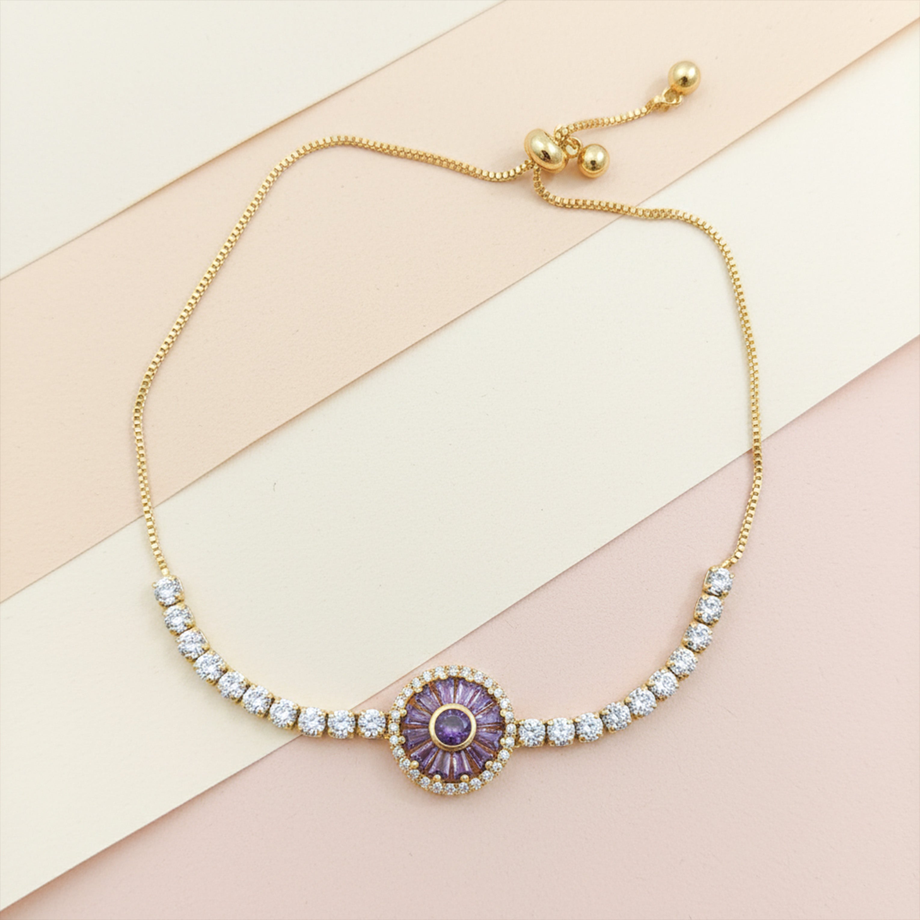 Royal Amethyst Bracelet GWB -113