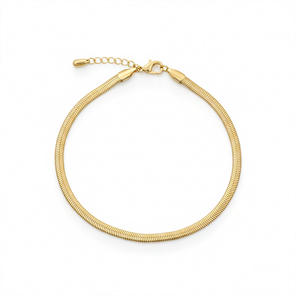 Gold Snake Chain Anklet GWA -32