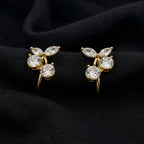 Crystal Butterfly Stud Earrings GWE -115