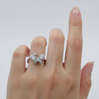 Crystal Butterfly Open Ring GWR -32