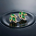 Green Marquise Earrings GWE -171