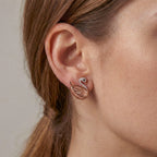 Swan Crystal Stud Earrings GWE -91