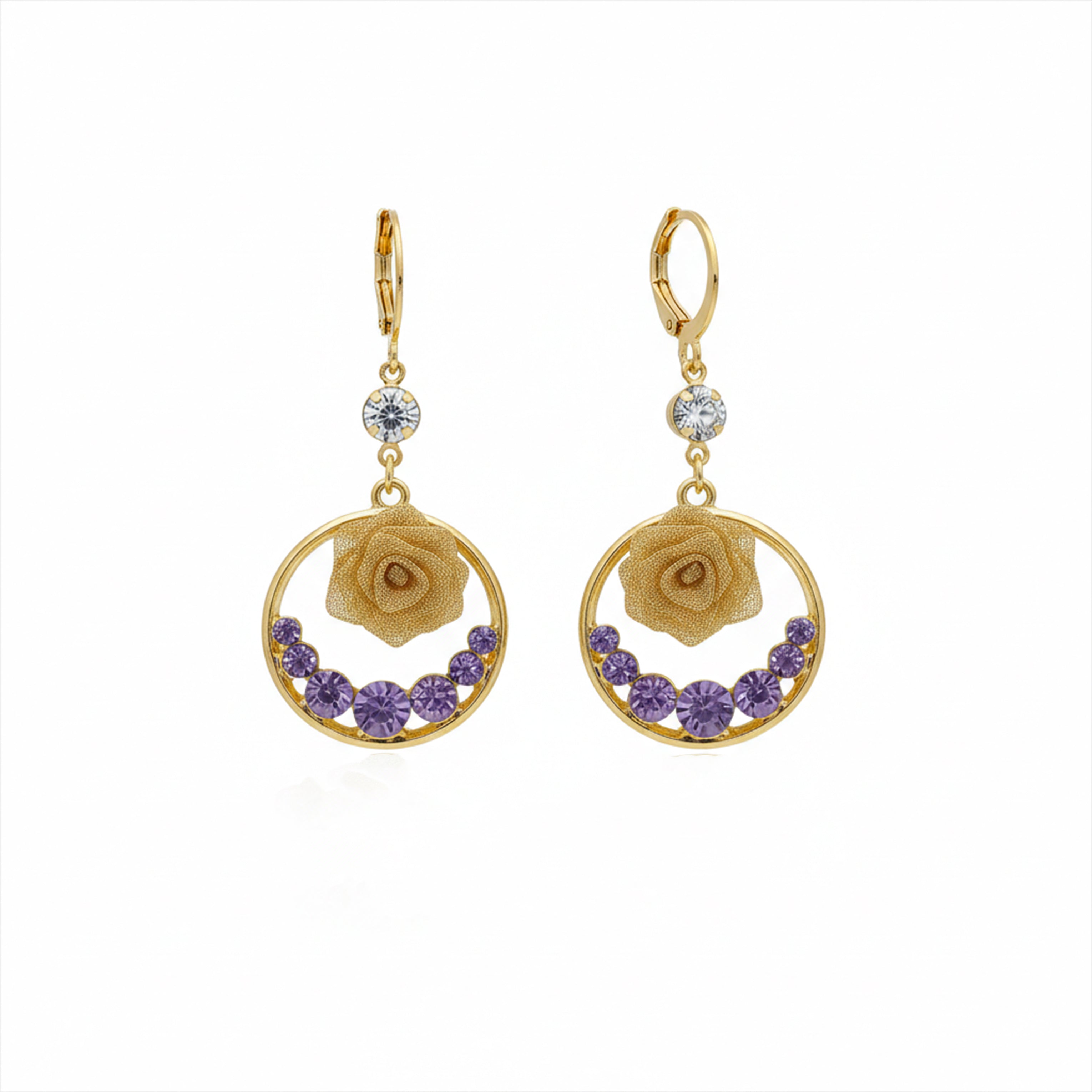 Gold Hoop Earrings GWE -159