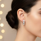 Crystal Cascade Stud Earrings GWE -88