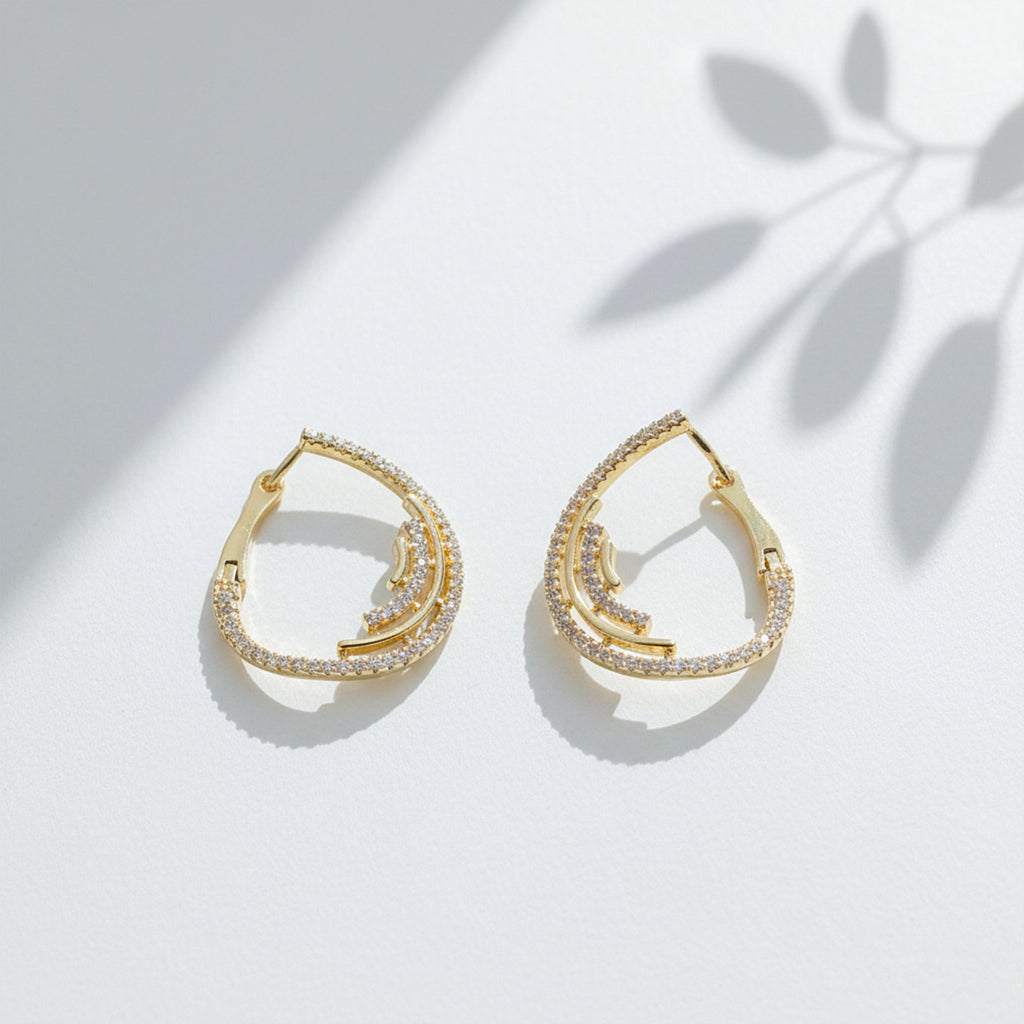 Ruhani Circle Loops Earring GWE -35