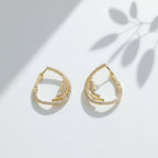 Ruhani Circle Loops Earring GWE -35