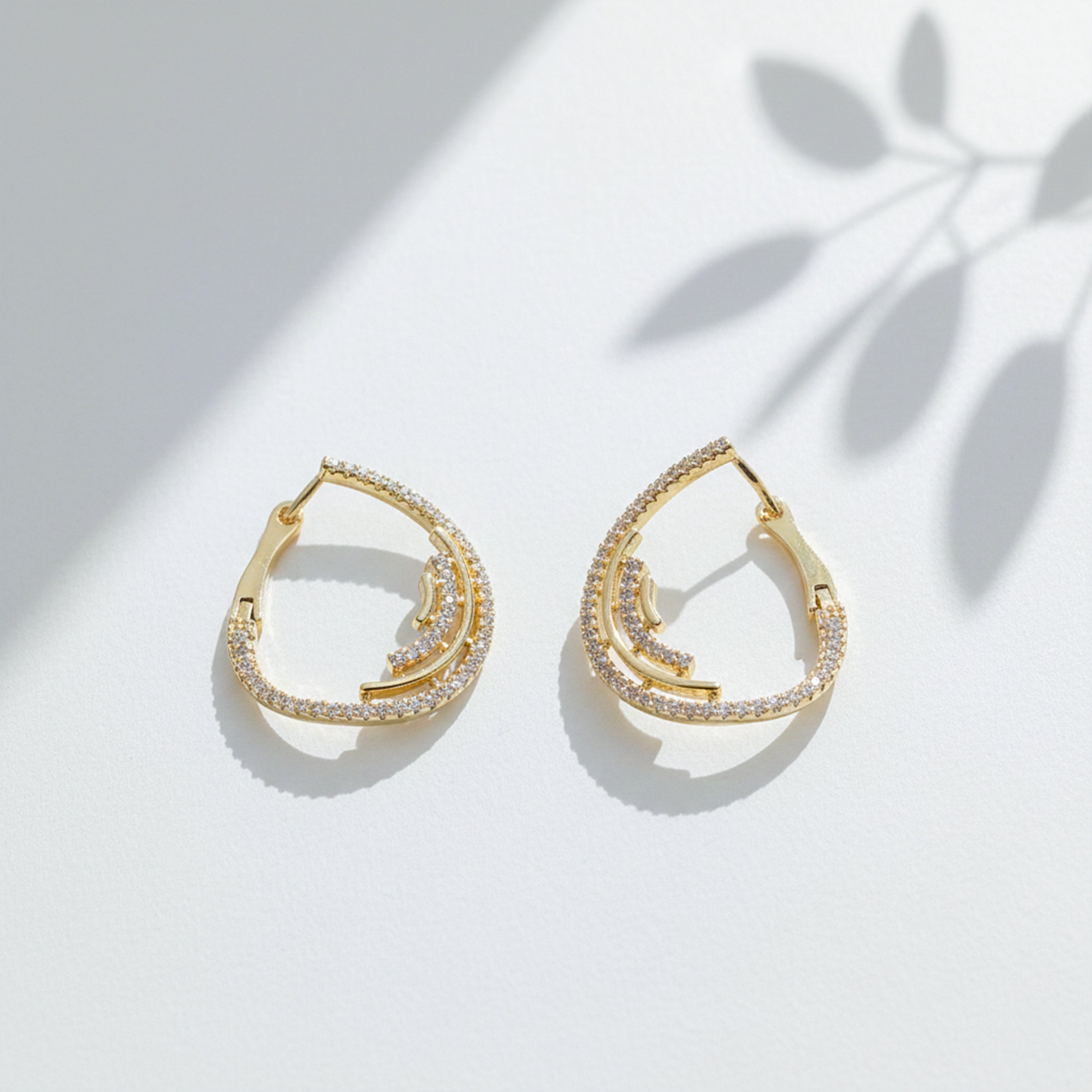 Ruhani Circle Loops Earring GWE -35
