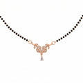 Rose Gold Floral Drop Mangalsutra GM -55