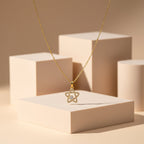 Crystal Star Charm Pendant Necklace GWN -115
