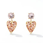 Blush Heart Earrings GWE -211