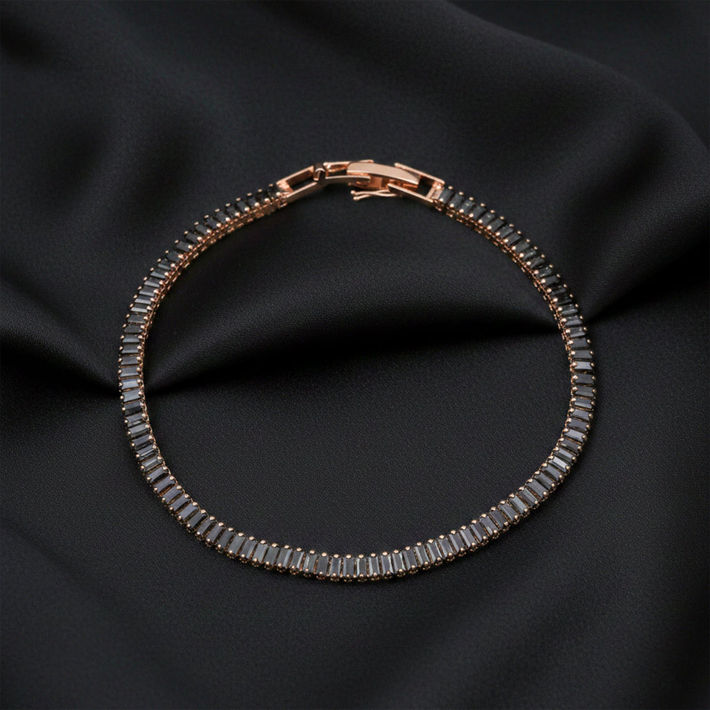 Midnight Rose Tennis Bracelet GWB -39