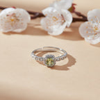Emerald Glow Halo Ring GWR -39