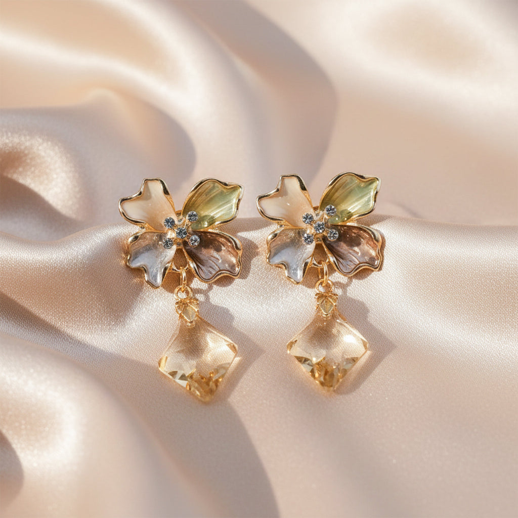 Crystal Drop Earrings GWE -208