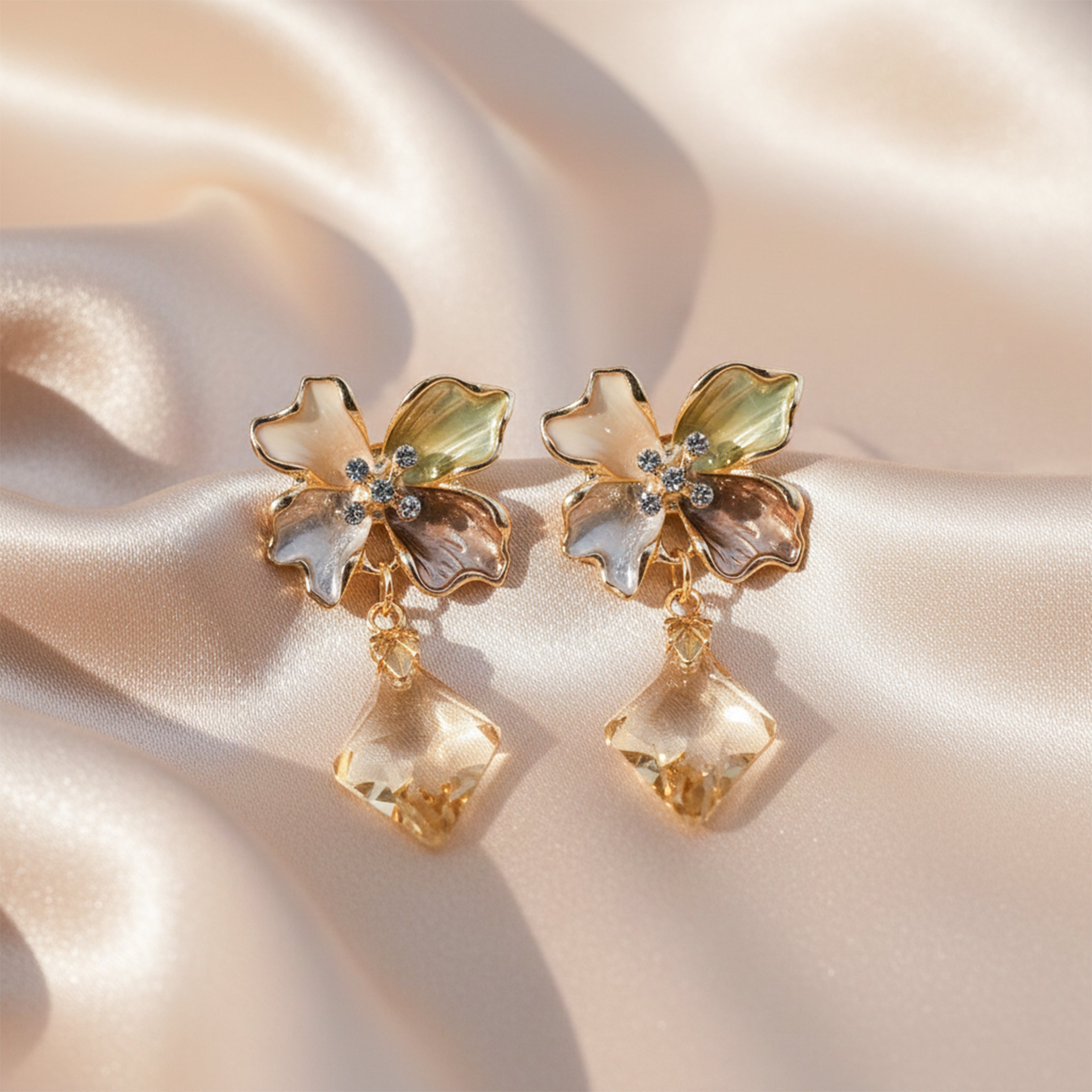 Crystal Drop Earrings GWE -208