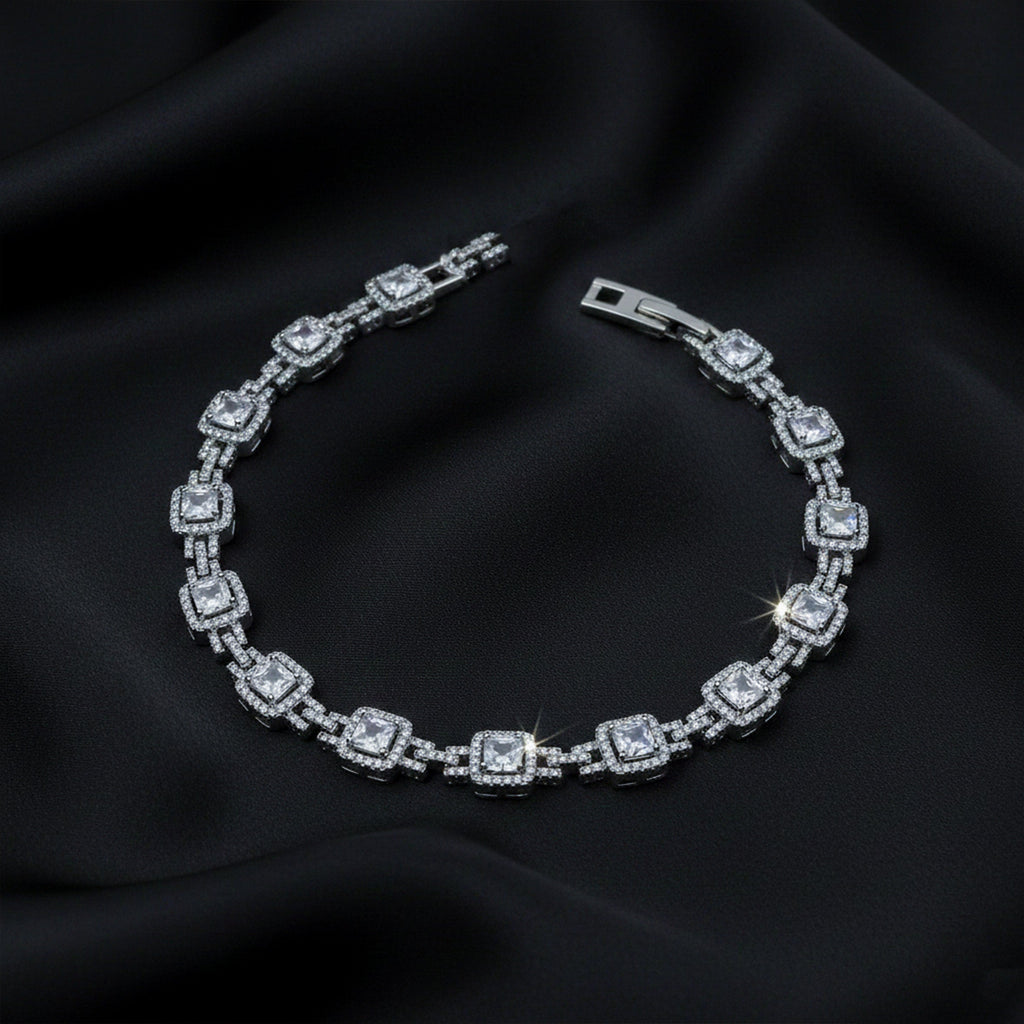 Silver Princess Halo Bracelet GWB -143